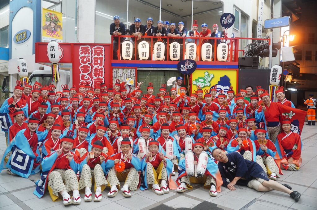 京町・新京橋「ゑびすしばてん連」